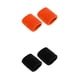 thumbnail image 1 of 2 pares de muñequeras deportivas absorbentes de sudor para golf en interiores y carreras. naranja negro, 1 of 9
