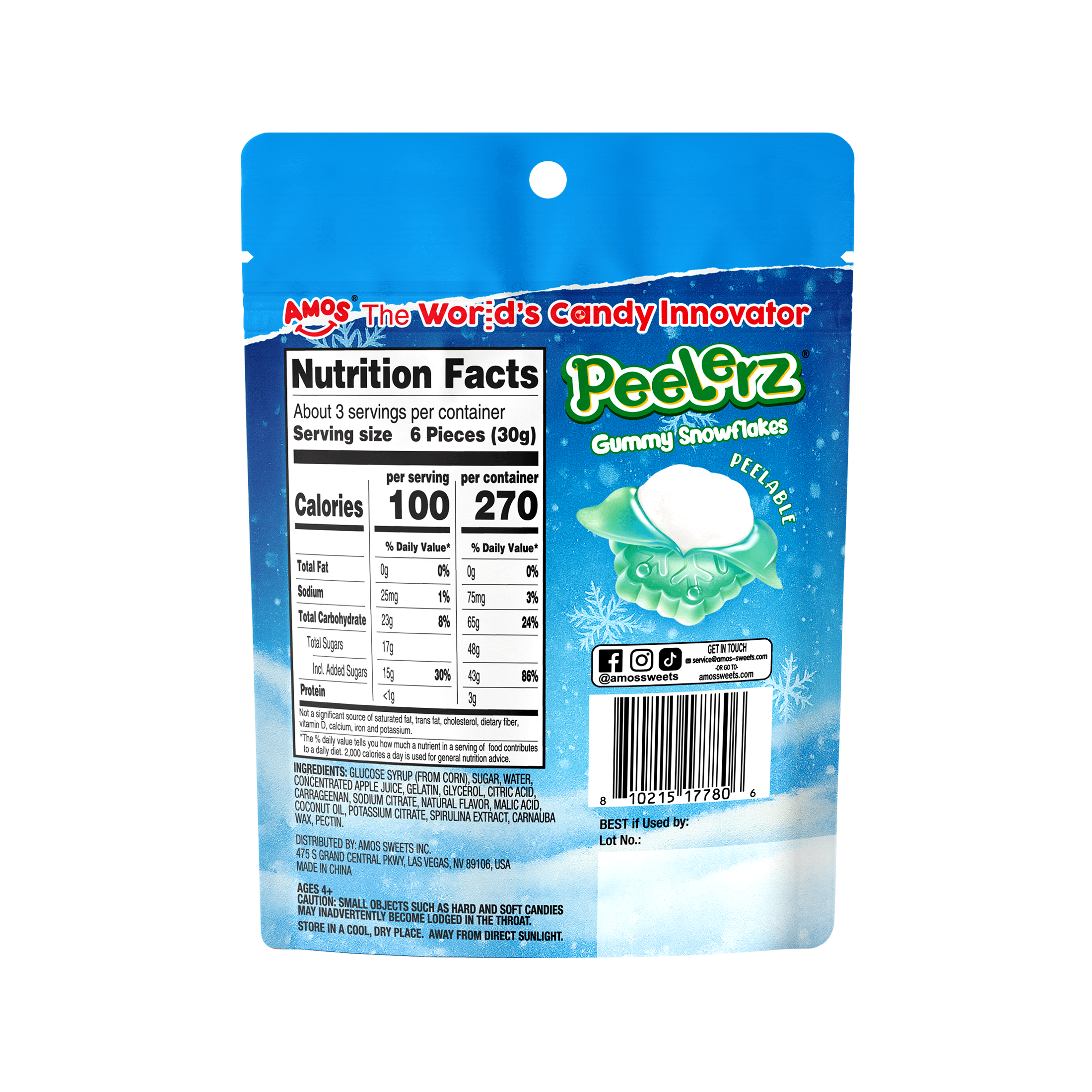 PEELERZ Snowflakes 3OZ