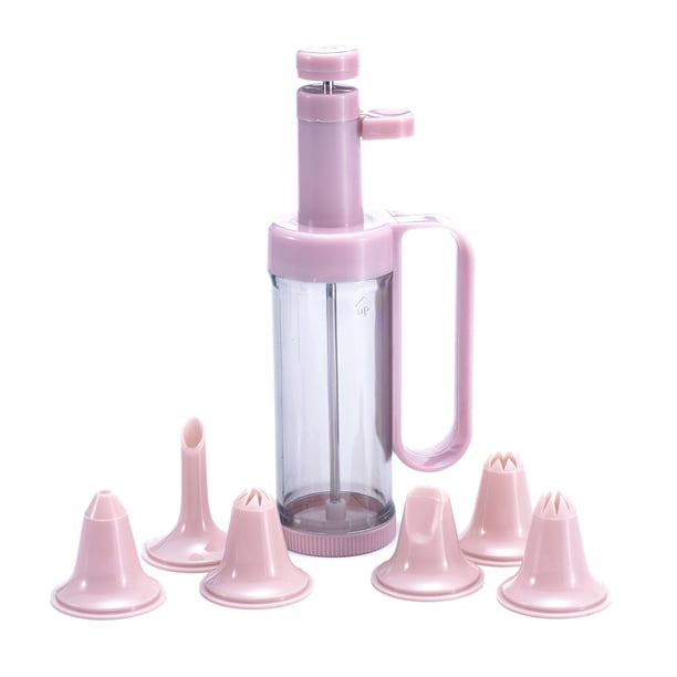 Boquillas Para Cupcakes, Fondant, Repostería, Kit De Plástico Para Relleno De Cupcakes, 6 Boquillas Para Galletas, Herramienta De Decoración De Pasteles 1 Juego Serendint HA013961-00