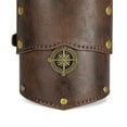 thumbnail image 2 of 2 protectores de brazo punk, guantelete de vambrace ajustable, armadura de brazo gótica, brazaletes de hebilla medieval para disfraz de vikingo,, 2 of 9