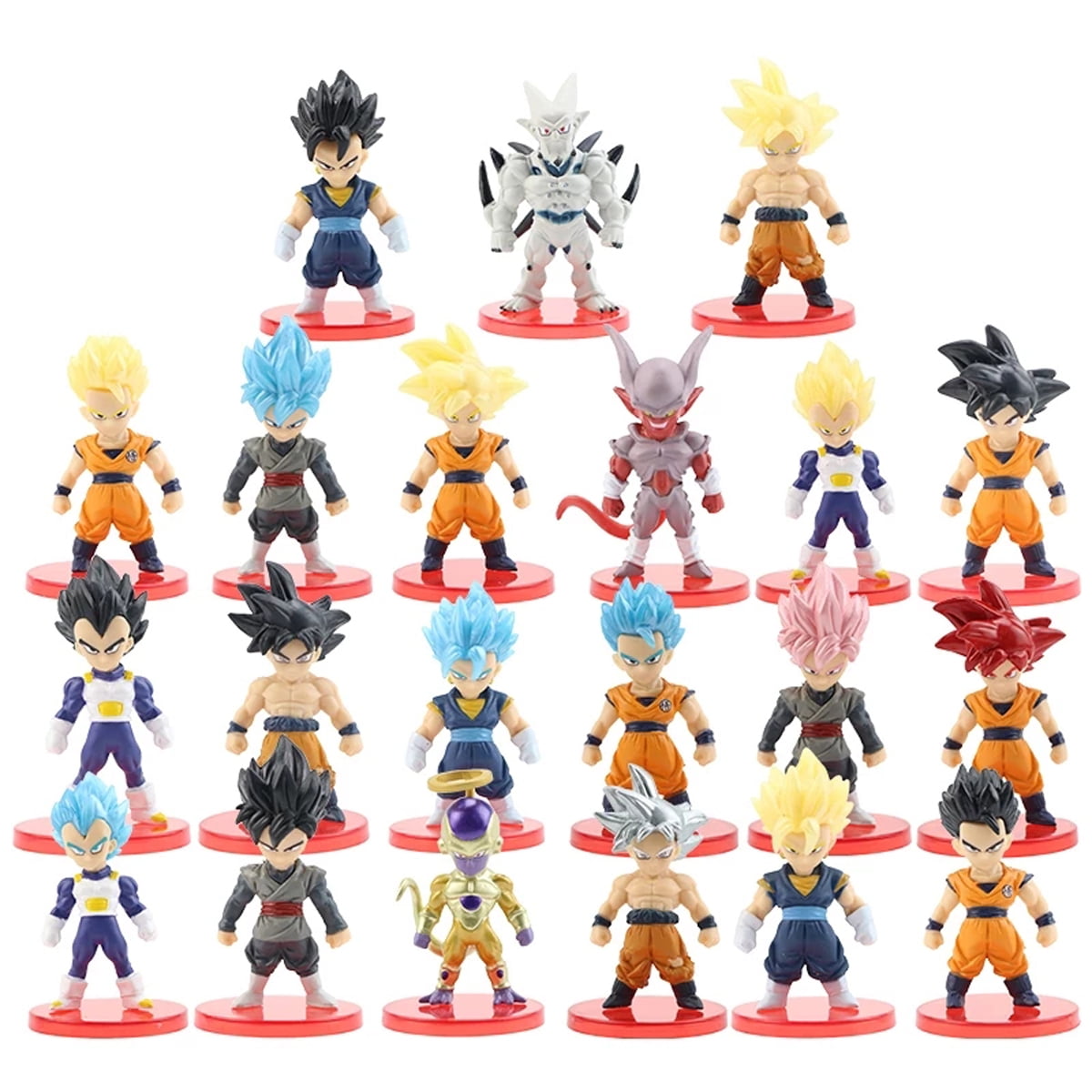 Dragon Ball Z Figures Lot of 21pcs Super Saiyan Action Figure Toys Set Kids Gift 