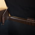 thumbnail image 3 of Noble House Jamestown Contemporary Tufted Bonded Leather Storage Ottoman Bench, Brown, 3 of 4