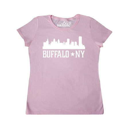 Buffalo New York NY Cities Skyline Women's T-Shirt