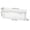 A, variant on Extra Large Stackable Translucent Plastic Pencil Box, Clear Stationery Organizer Case with Snap-Tight Locking Handles, Office Art Supplies Storage Container