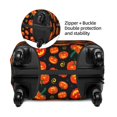 thumbnail image 4 of Daiia Pumpkin Fallen Leaves Luggage Cover, Thickened Washable Travel Luggage Covers, Elastic Unique Baggage Covers for 18-20 inch Luggage-Small, 4 of 9