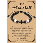 Baseball Bracelet, Sport Bracelet, Boy Bracelet, Costume Jewelry