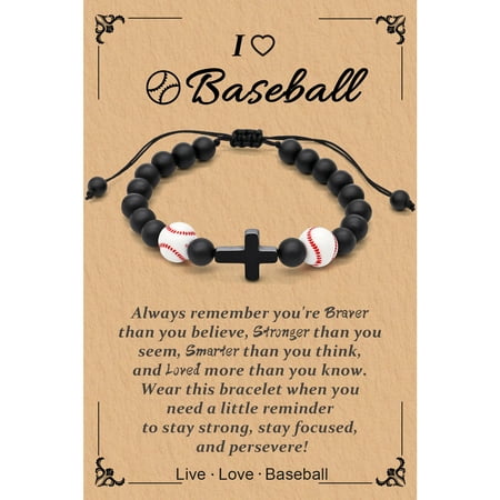 Baseball Bracelet, Sport Bracelet, Boy Bracelet, Costume Jewelry