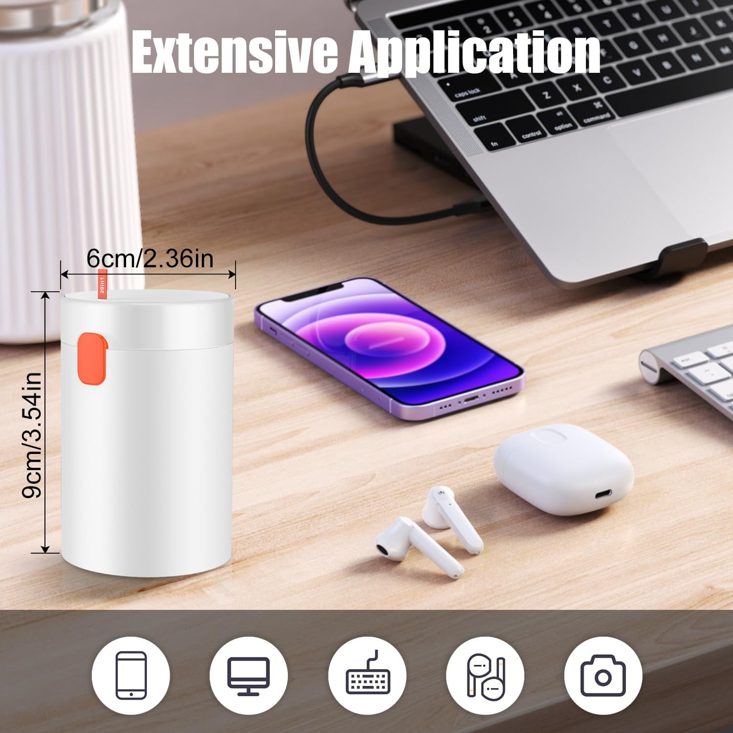 Qumox 20-in-1 Multifunctional Electronic Cleaner Kit, Keyboard