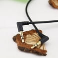thumbnail image 2 of PENIKOKO Double Elbow Aux Audio Cable For Car And Home Audio Systems Plated Connector For Sound, 2 of 8