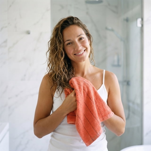Aufmer Daily Household Multicolor Quick Drying Face Towel Moderate Thickness Comfortable Touch For Home Bathroom Kitchen Public Space Daily Hand Cleaning Use
