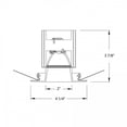 thumbnail image 2 of Wac Lighting Hr-2Led-T109pn Tesla Pro 2" Led Open Trim - White, 2 of 3