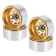 thumbnail image 1 of 4 Piezas Llantas de Cubo de Rueda Deep Dish Wagon Metal 1,9 Beadlock para 1/10 RC Tractor Axial SCX10 90046 para Traxxas TRX4 RC4WD D90, 1 of 9