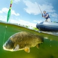 thumbnail image 2 of ZheElen 3piece Fishing Float With LED Lights Good Visibility And Stability For Night 9g floatability Three color changes 1Set, 2 of 6