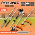 thumbnail image 2 of 4-in-1 Multi-Functional Trimming Tool, 52cc 2-Cycle Gas Pole Saw, Extendable, 2 of 6