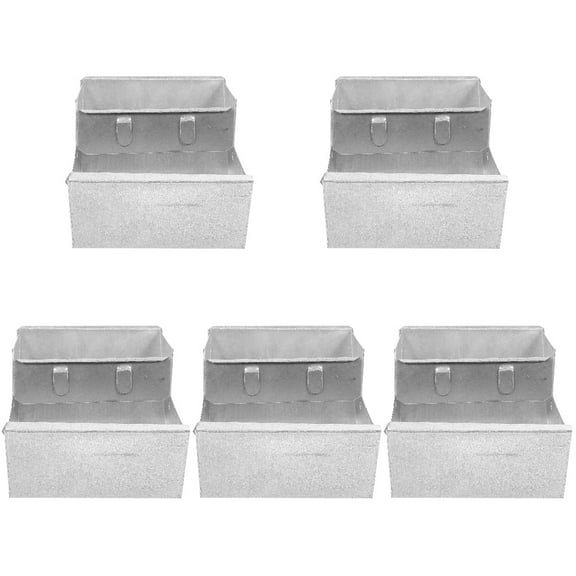 5 Feed Box Bunnies Cute Feeders Nest Hammock Silver