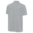 thumbnail image 3 of Men's Antigua Heather Gray Philadelphia Eagles Relentless Polo, 3 of 3