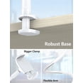 thumbnail image 5 of Soporte para teléfono con cuello de cisne, soporte plegable para teléfono con rotación de 360 grados ajustable para la serie iPhone/Samsung/Huawei/Google Pixel y más, longitud total de 90 cm, blanco, 5 of 5