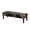 Black Marble, variant on XYZCANDO Black Cat Floral Soft Rectangle Bench Cover, Stain Resistant Polyester Spandex Fabric Bench Seat Cover for Living Room Bedroom