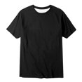 thumbnail image 6 of Creative 2D Printed "I WAS A MAN TRAPPED IN A ..." Mens T Shirt Casual Blouse Soft Tops For Men Solid Color Blouse For Men Daily Wear,XXS,Black, 6 of 6