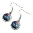 thumbnail image 2 of Vampire Demon Blood Moon Fantasy Novelty Dangling Drop Charm Earrings, 2 of 5