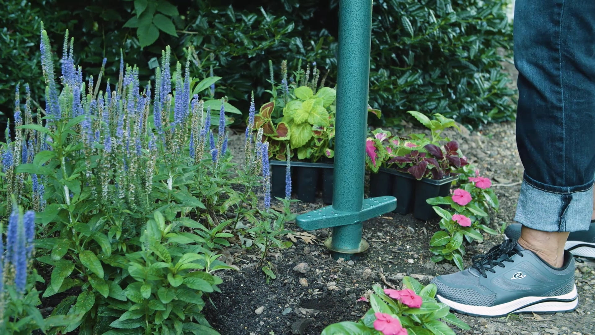 ProPlugger 5-IN-1 Planting Tool: Sod Plugger, Bulb and Flower Planter