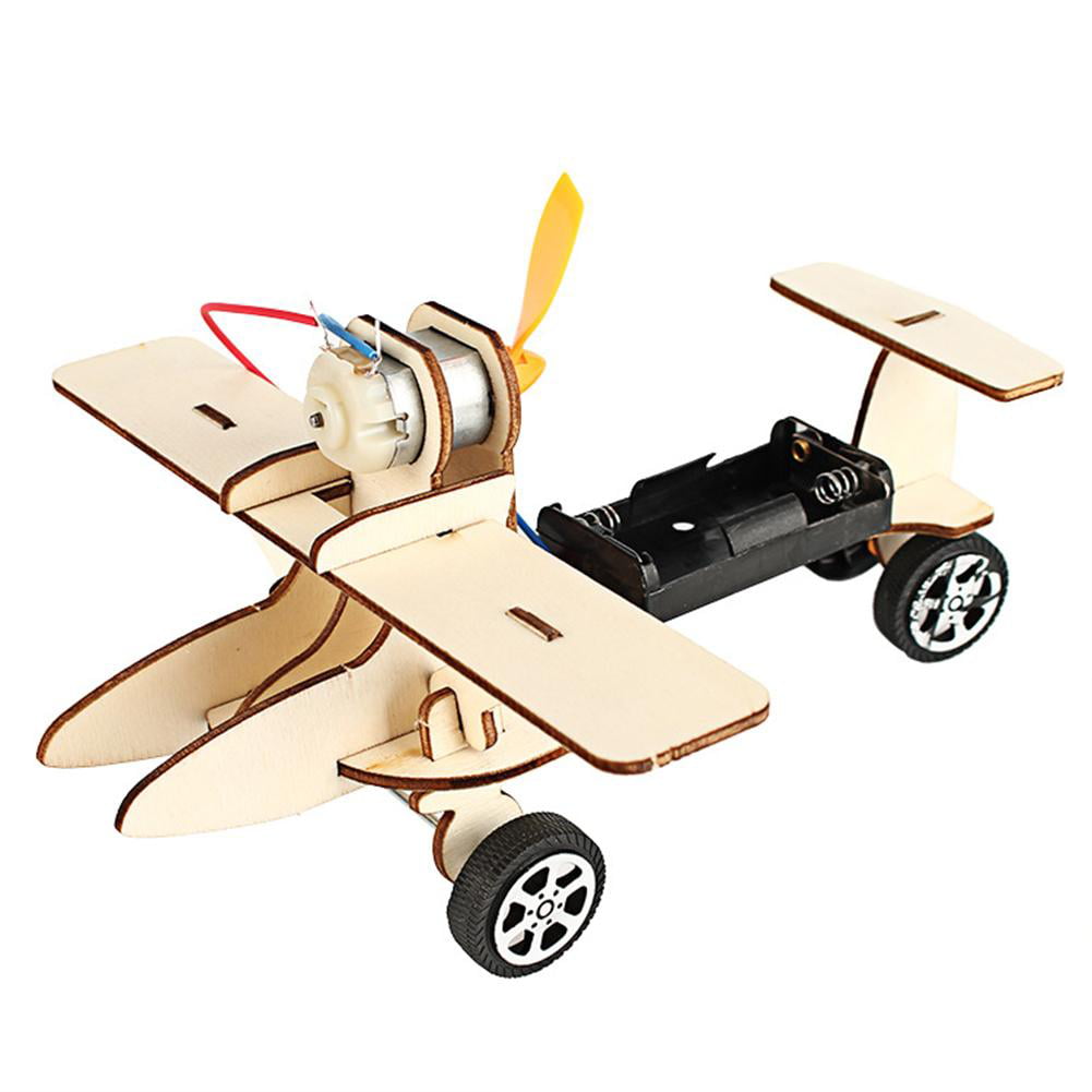 Kids Adults Vehicle Puzzles Wooden Aircraft Learning Education Assemble Toy L&6 