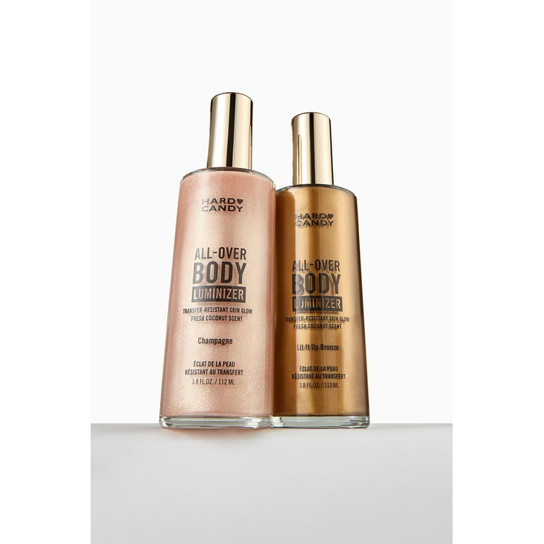 Hard Candy All Over Body Luminizer, Body Oil, Lit Up, Bronze