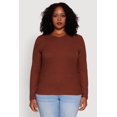 thumbnail image 2 of Women's Plus Size Long Sleeve V Neck Tee, 2 of 5