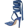 thumbnail image 4 of Steve Madden Womens Utilize Faux Leather Wrap Heels, 4 of 5