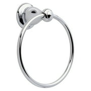 Delta Leland Bathroom Wall Towel Holder Ring Hardware, Polished Chrome | 77846