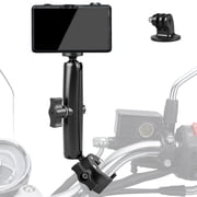 TSV Super Clamp Camera Mount, 360° Motorcycle Bike Bicycle Handlebar Mount Fit for Insta360 X4 X5, DJI Osmo Action 6/Osmo Action 5 4 Pro, GoPro Hero 13 12 11 10 9 8 7