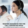 thumbnail image 4 of Wantek USB Headset with Microphone for PC, Laptop, 3-in-1 Computer Headset with Noise Cancelling and Audio Controls, USB Headphones for Call Center, Work, Office, 4 of 6