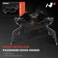 thumbnail image 3 of A-Premium Front Driver and Passenger Hood Hinges Compatible with Lexus IS250, I350, 2006-2015, Front Left and Right Side, 2-PC Set, 3 of 6