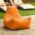 thumbnail image 2 of Jaxx Juniper Outdoor Bean Bag Patio Chair & Poolside Lounge, Tangerine, 2 of 8