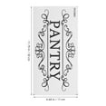 thumbnail image 2 of GOOHOCHY 1 Sheet Waterproof Pantry Door Sticker Pvc Material Pantry Sign For Home Commercial Use Sign For Storage Room Kitchen Decor, 2 of 8
