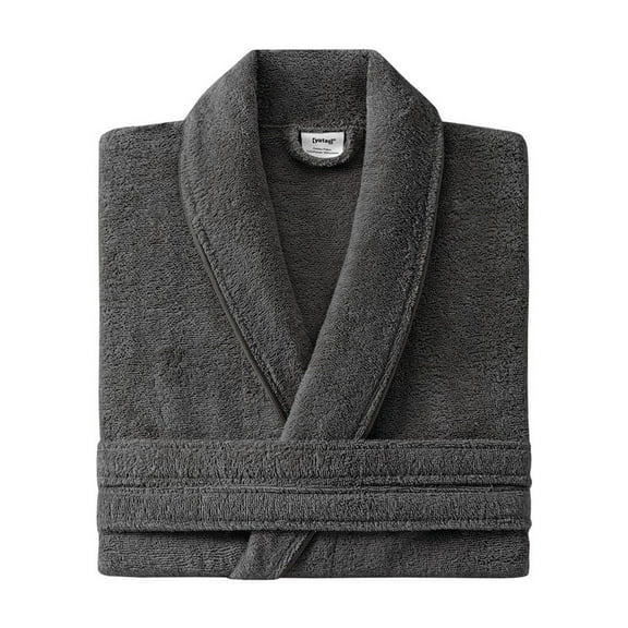 Yatas Bedding Essentials Robe - Dark Gray (S/M)