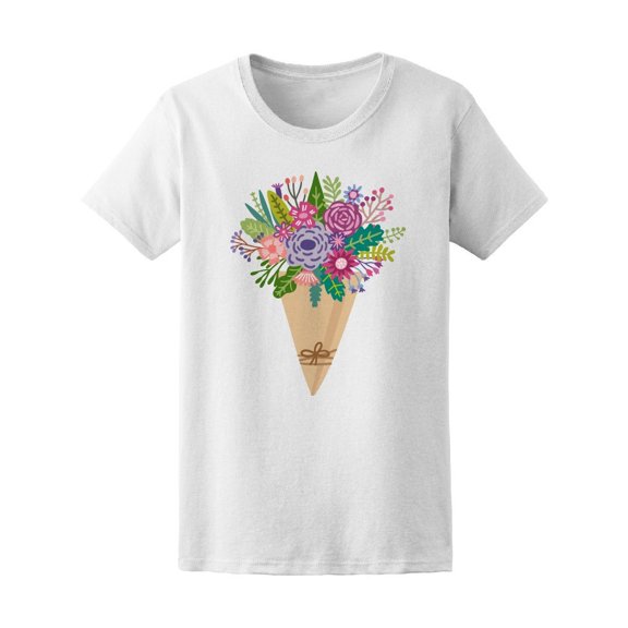 Flower Bouquet Floral Bunch Tee Women's -Image by Shutterstock