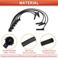 thumbnail image 4 of Cables de bobina de bujía de automóvil Unique Bargains para Ford Explorer V6 4.0L 97-01 No.XU2Z12259FA/XU2Z12259-FA - Paquete de 6, 4 of 6