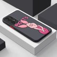 thumbnail image 3 of Funda para Samsung Galaxy A72 A71 A53 A52 A51 A50 A42 A32 A33 A30 A23 A22 A21S A20S 5G 4G LITE Funda Linda Rosa Piglet Anime, 3 of 5