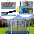 thumbnail image 6 of Gymax 16FT Trampoline Replacement Safety Enclosure Net for 12 Poles Weather-Resistant, 6 of 10