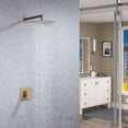 thumbnail image 4 of Boyel Living Wall Mount Balance Valve Shower System Round 10 inch Shower Head with Handheld Shower Brushed Nickel, 4 of 6
