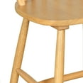 thumbnail image 5 of Christopher Knight Home Rustic Dining Chairs with Slatted Backs, Solid Wood Frame, Natural, Set of 2, 5 of 8