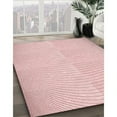 thumbnail image 3 of Ahgly Company Tapis Rond Lavable en Machine Intérieur Transitionnel Rose Bubble Gum Rose, 6 Pieds Rond, 3 of 7