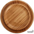 thumbnail image 5 of Belari Bamboo Plate Set - Bamboo Reusable Plates - Bamboo Plates - Wood Plates Dinnerware - Bamboo Dinner Plates - Bamboo Dinnerware Set - Eco Friendly Plates, 5 of 5
