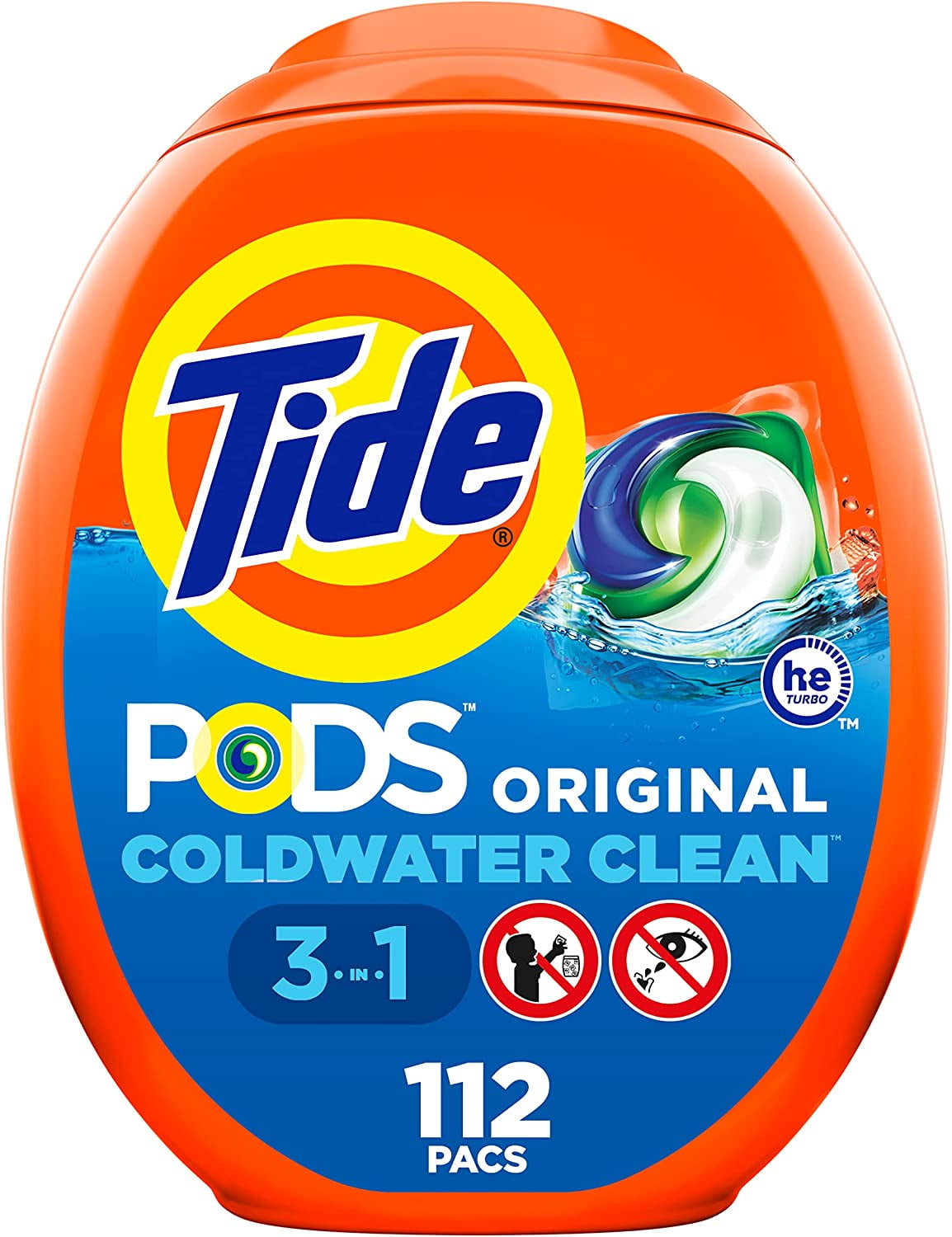 Tide Pods Laundry Detergent Original Scent, 112 Count
