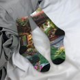 thumbnail image 5 of Cauagu Charming Garden Patio Print Crew Socks for Women and Men,Adult Athletic Running Socks 1-Pair Sports Socks Work Gear Socks with Moisture Wicking, 5 of 6
