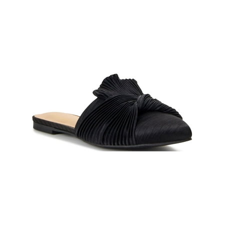 Scoop Women's Crinkle Satin Mules