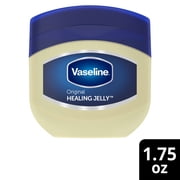 Vaseline Healing Jelly for Dry Cracked Skin and Eczema Relief Original 100% Pure Petroleum Jelly,1.75 oz