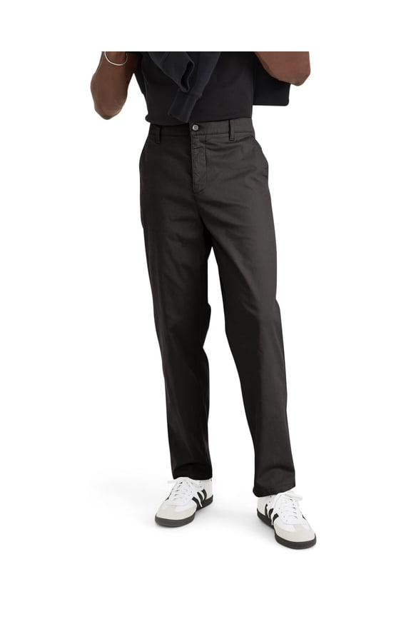 Men's Straight Fit Casual Chino Pants with Stretch