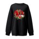 thumbnail image 4 of Pntutb Mujer Moda Suelta Manga Larga Cuello Redondo Blusa Navidad Impresión Camiseta tops Pntutb Pntutb-5784, 4 of 5